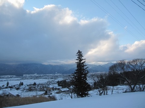 信州 長野県 池田町 生坂村 北アルプス