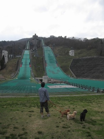 信州 長野県 白馬 ジャンプ台