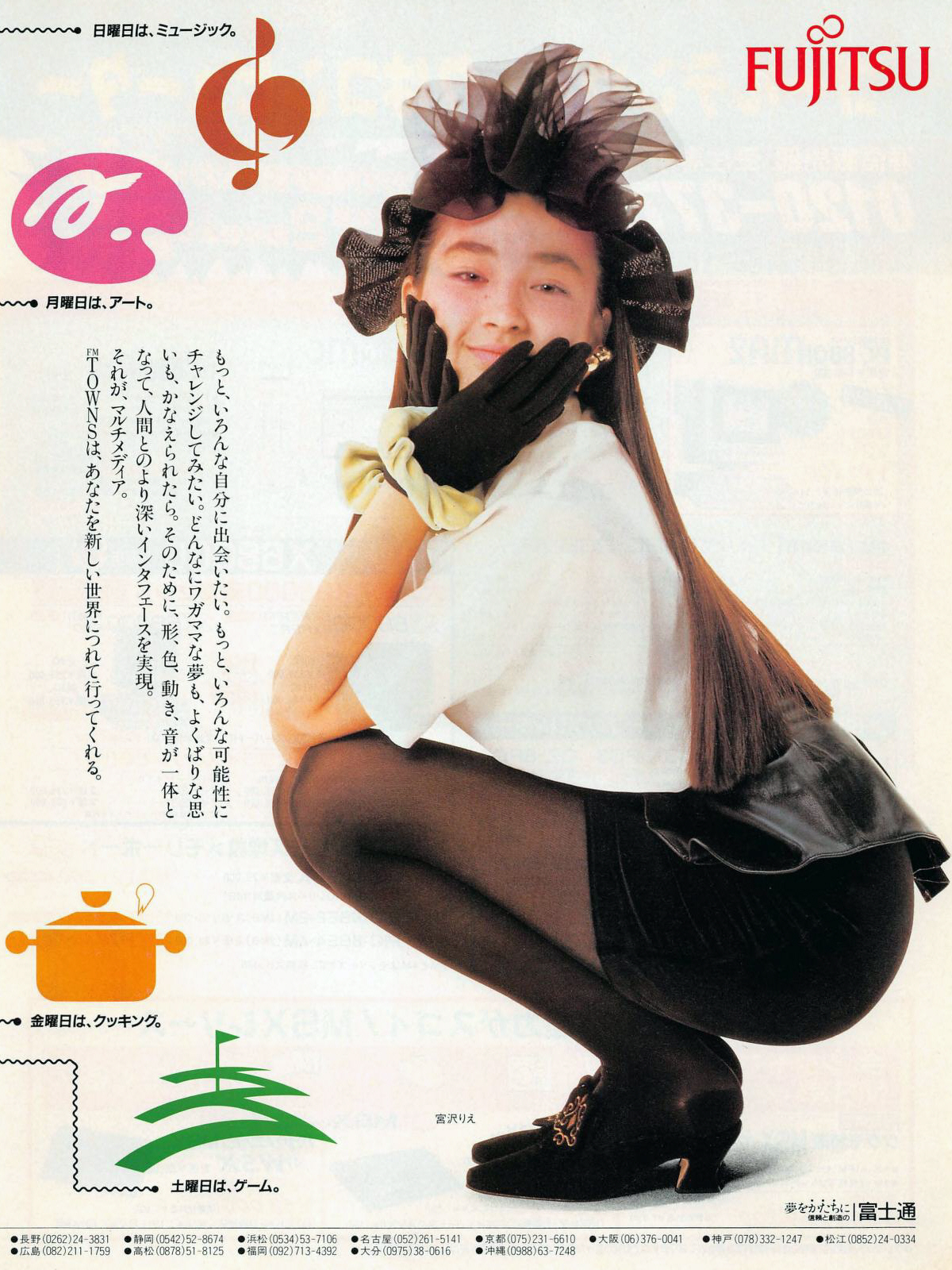 宮沢りえさんの若い頃 パソコンの広告によく出ていました
