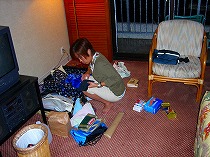 荷造り
