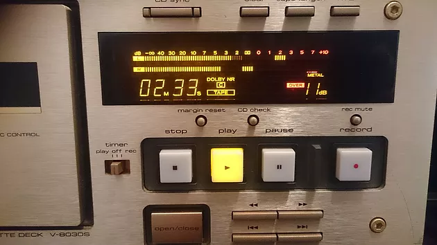 TEACカセットデッキ V-8030S修理 : audio audio