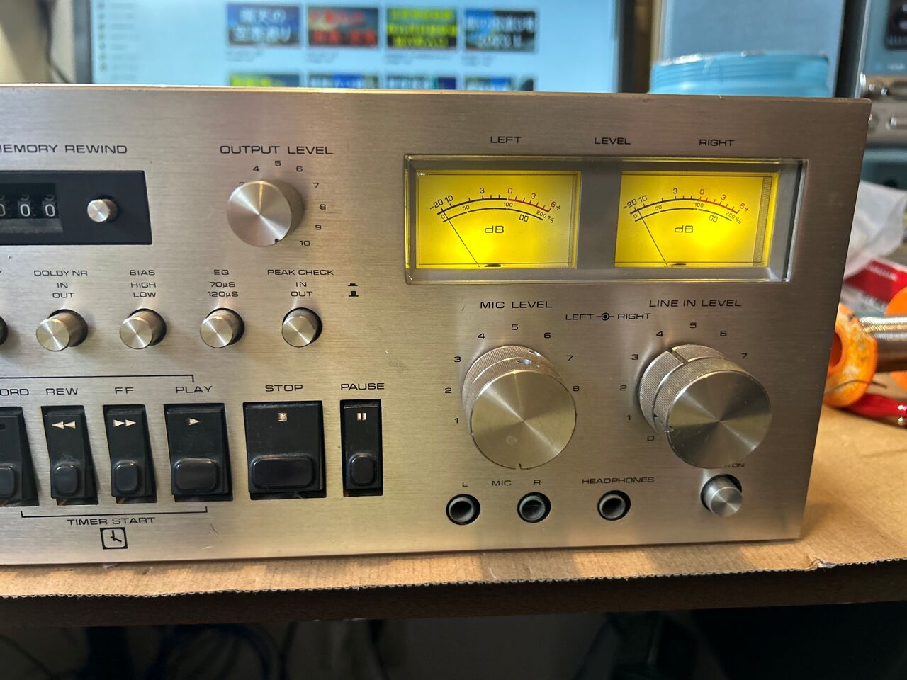 Technics カセットデッキ RS-650U : audio audio