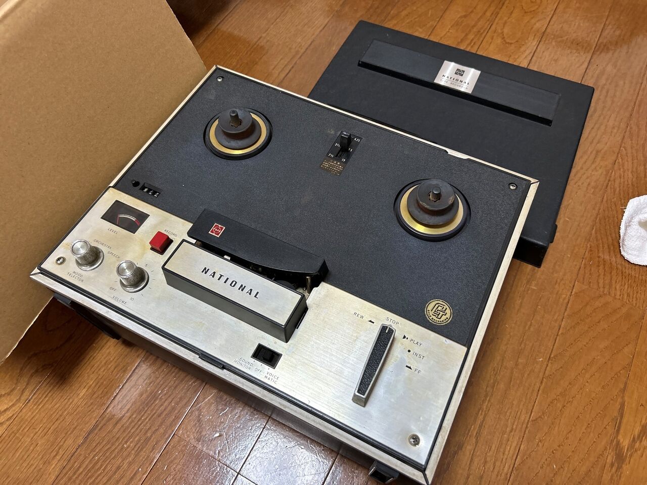 ナショナルオープンリールテープレコーダー RQ-706 修理 : audio audio