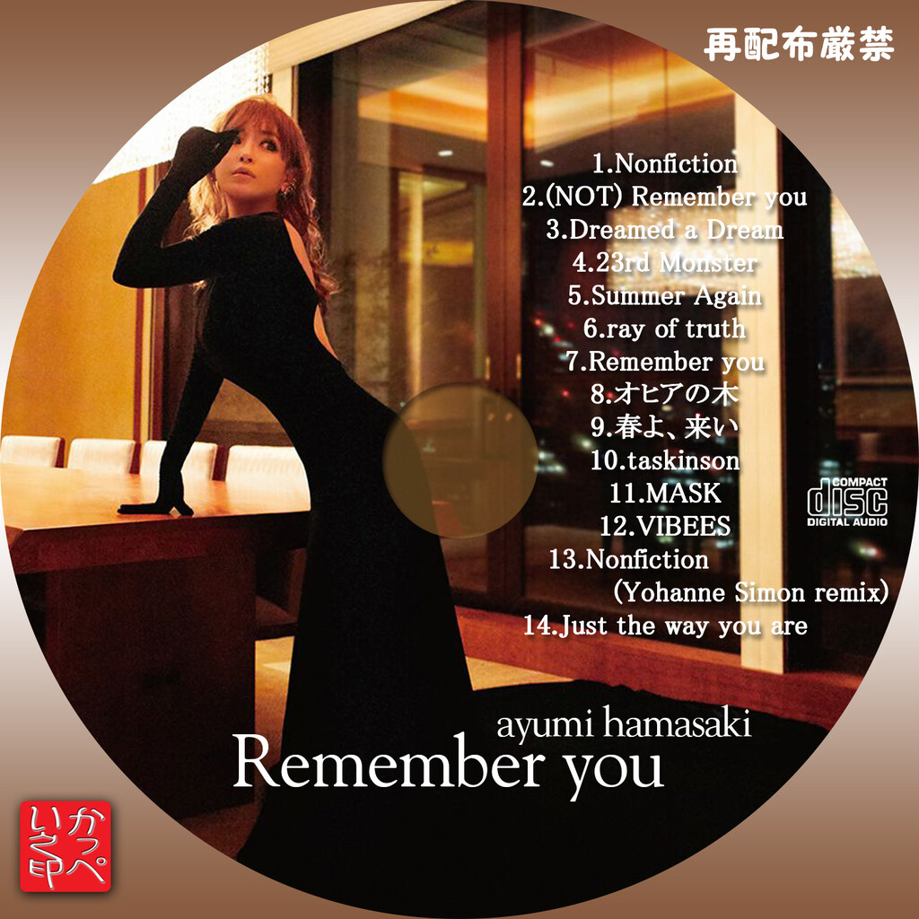 1月25日（水）発売アルバム『Remember you』予約・購入先着CD