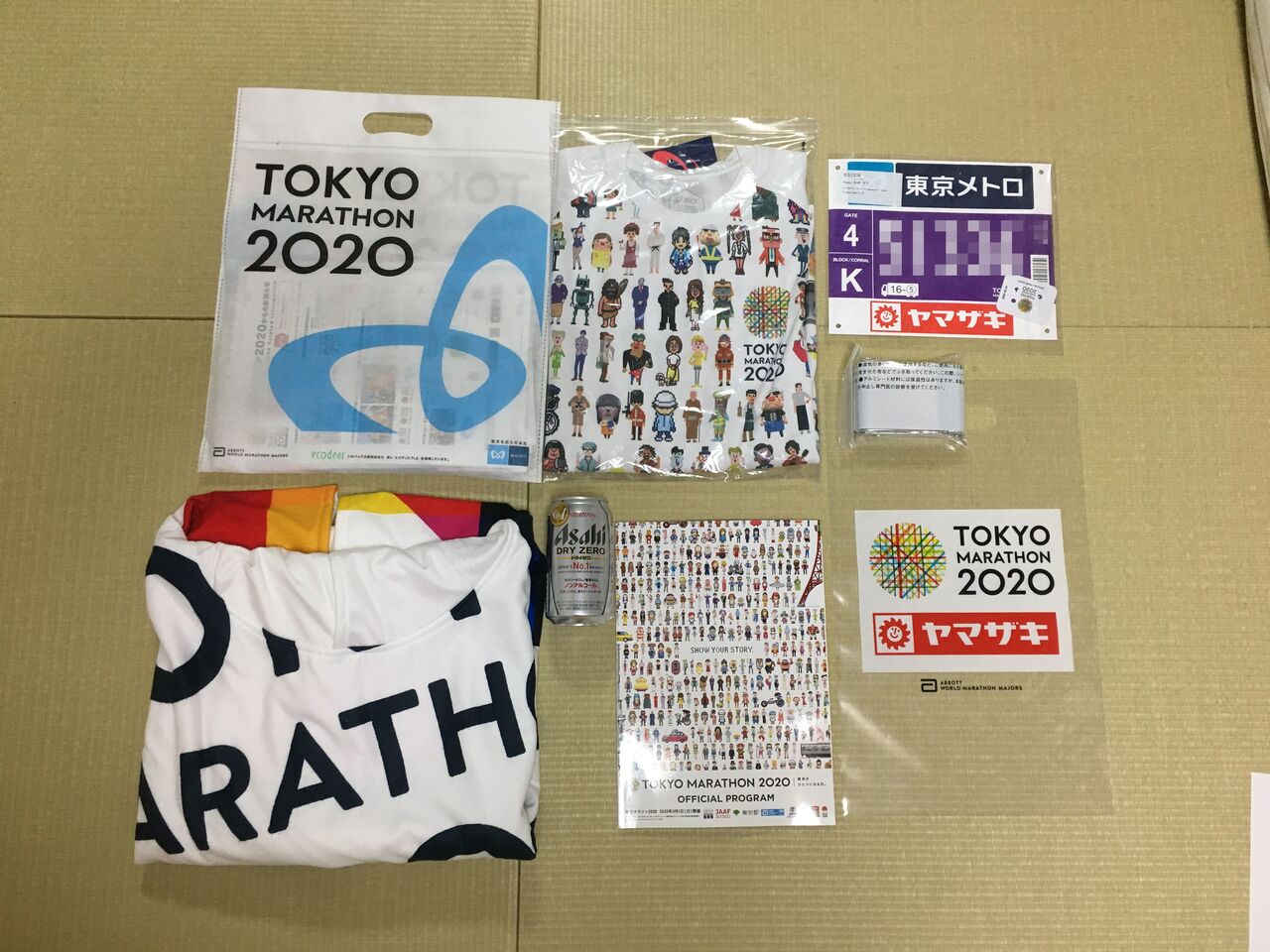 東京マラソン2020記念品一式 記念品には大満足したけれど…… 今から気になる来年以降の東京