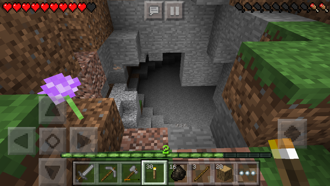 新ワールド初の洞窟探検の結末は マインクラフトpeでエンジョイ生活 新ワールド初の洞窟探検の結末は マインクラフトpeでエンジョイ生活