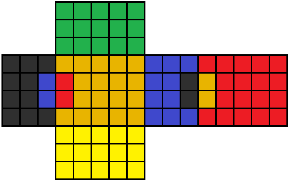 3x4x5のパリティ操作 ちゃんと解説 ルービックキューブ Karabendayo
