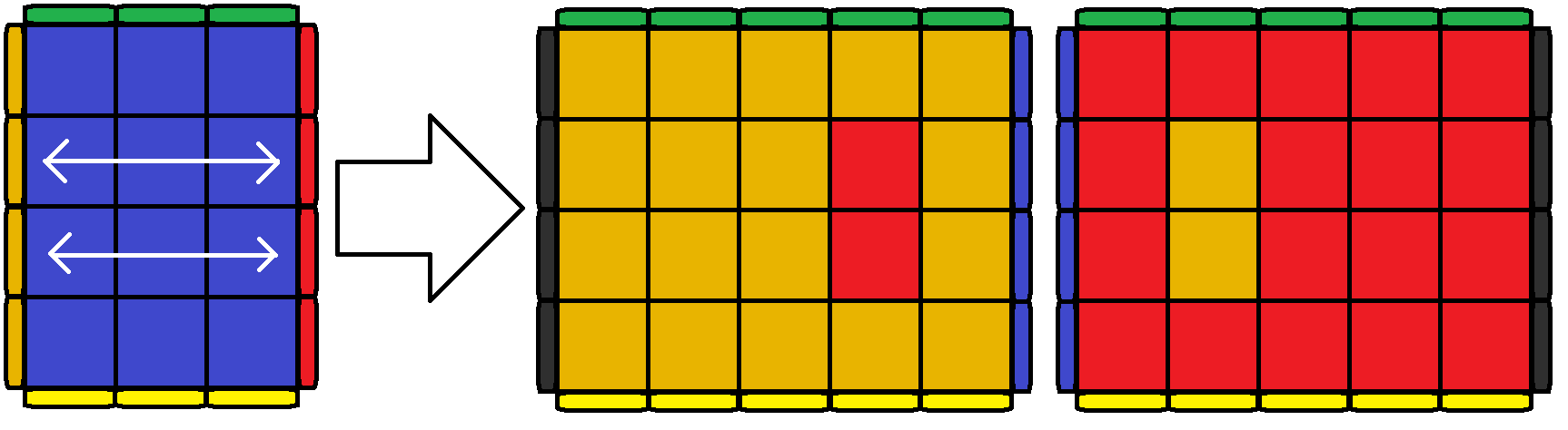 3x4x5のパリティ操作 ちゃんと解説 ルービックキューブ Karabendayo