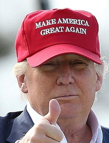 偉大なるアメリカ帽のトランプ
