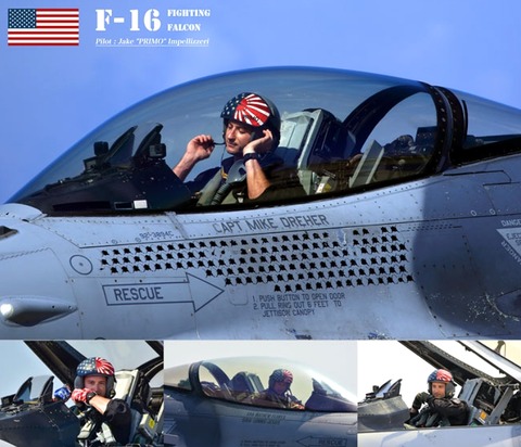 米軍F16パイロットの旭日旗