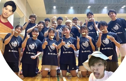 神戸大学バドミントンサークルのキチガイ達拡大2