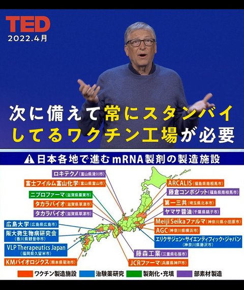 ビルゲイツとワクチン工場