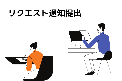 リクエスト通知提出