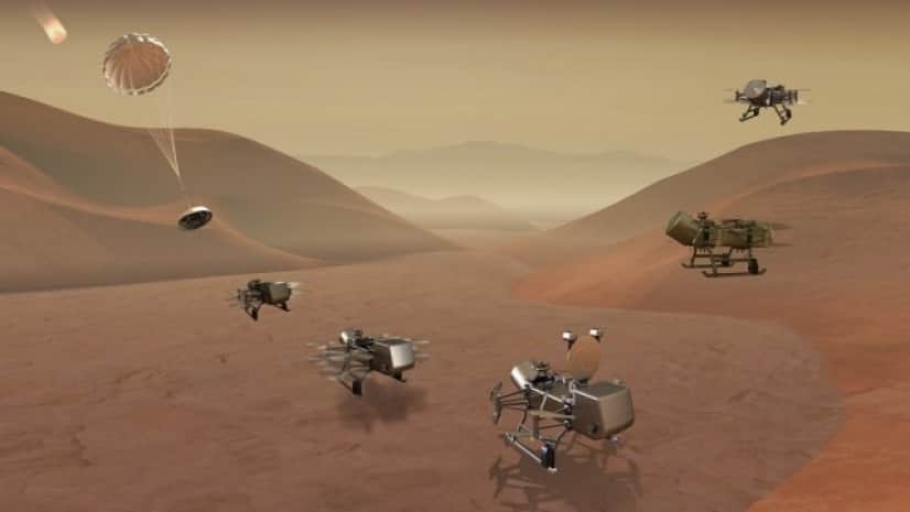 土星の衛星「タイタン」に到着予定のNASAの探査機ドラゴンフライ