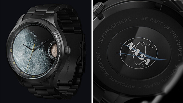 NASA公認、本物の月の塵が入った腕時計が販売開始