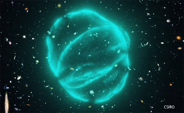幽霊のような謎の天体「不規則電波サークル（ORC）」の新たな画像を公開。遠方銀河の爆発か？