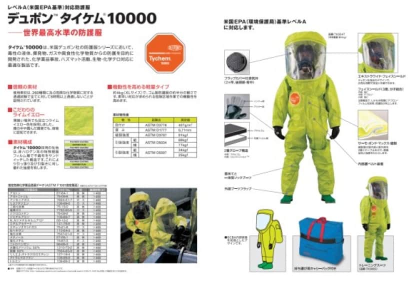Vxガスなどの有毒ガスから身を守ってくれる世界最強クラスの化学防護服 タイケム カラパイア