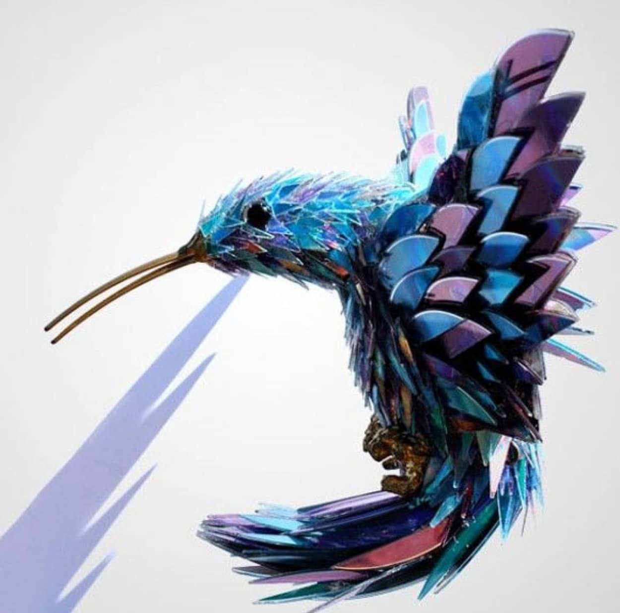 いらなくなったcdが こんなに美しいモザイクアートに変貌 Cdをアート作品として復活させる方法 カラパイア