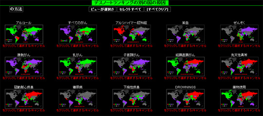 世界各国の原因別死亡ランキングmap 世界デスノート World Cause Of Death カラパイア 世界各国の原因別死亡ランキングmap 世界デスノート World Cause Of Death カラパイア