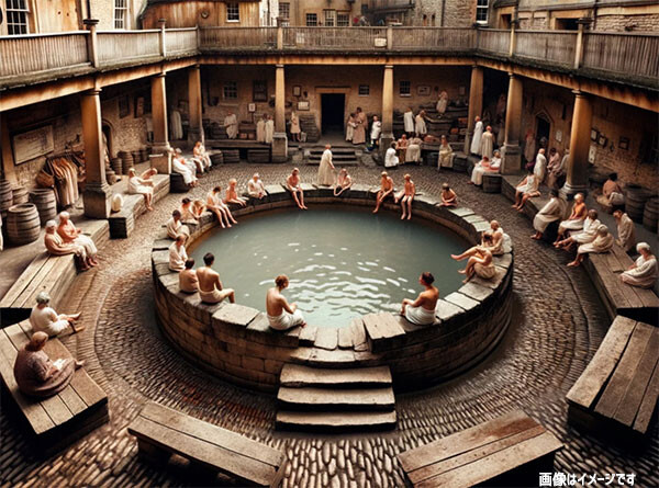 18世紀のイギリスの市民が共同で利用していた水風呂を発見