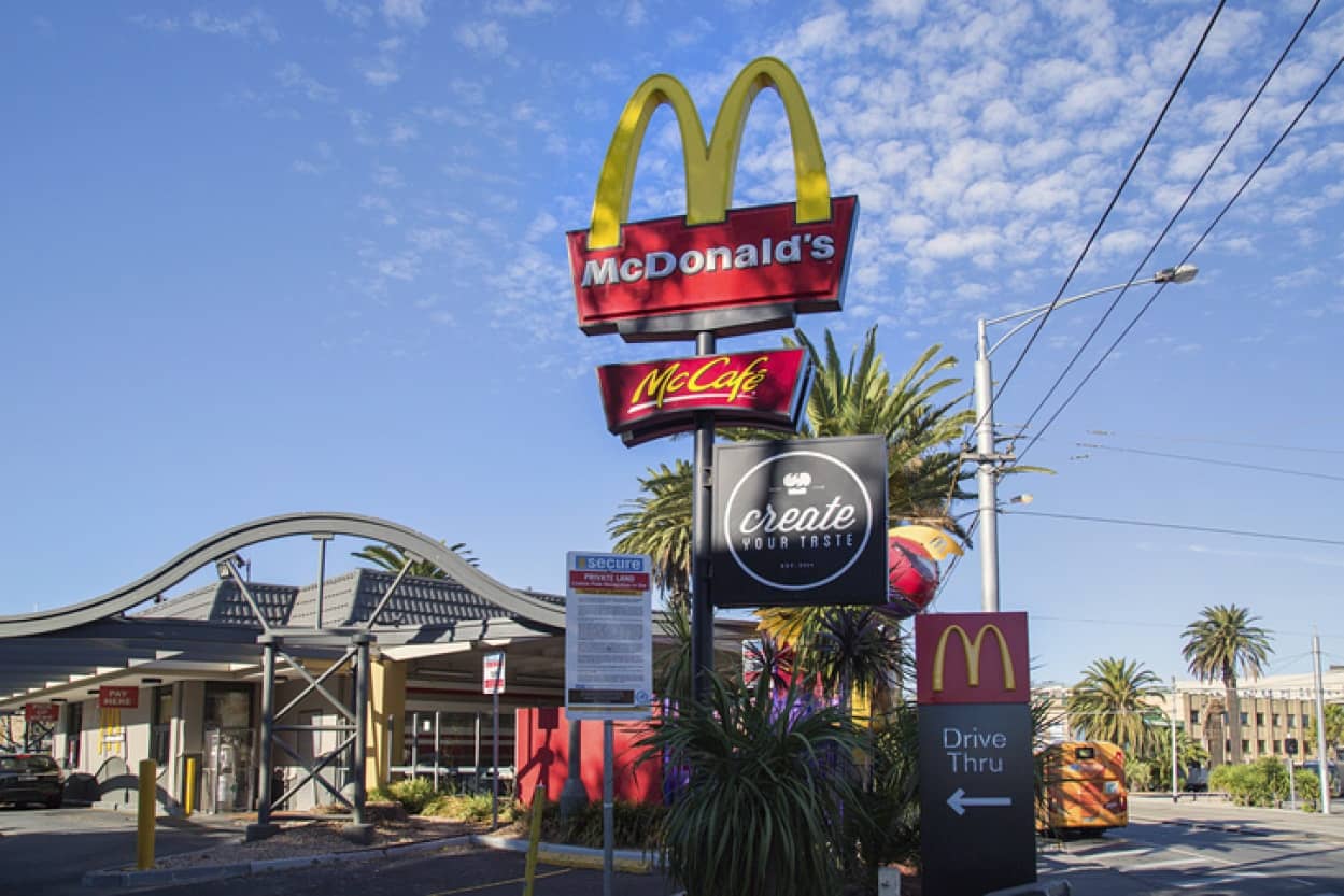 オーストラリアのマクドナルドの値段が高いとSNSで話題に