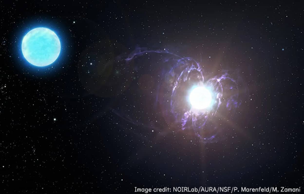 強烈な磁場を持つマグネターの可能性がある青色巨星「ウォルフ・ライエ星」