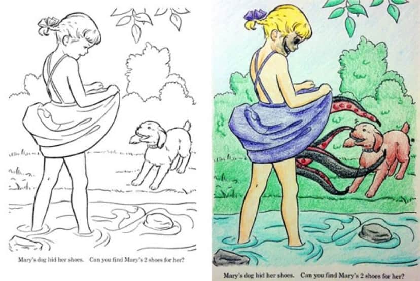 汚れちまった心だもんだから 子どものぬり絵を大人が塗ったら邪心が溢れて止まらない カラパイア 汚れちまった心だもんだから 子どものぬり絵を大人が塗ったら邪心が溢れて止まらない カラパイア
