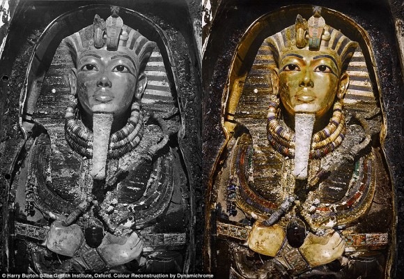 ツタンカーメンの墓 発掘当時の写真をカラー化するプロジェクト カラパイア