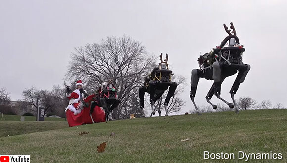 トナカイ失業。サンタはロボットトナカイに乗ってメリークリスマス！