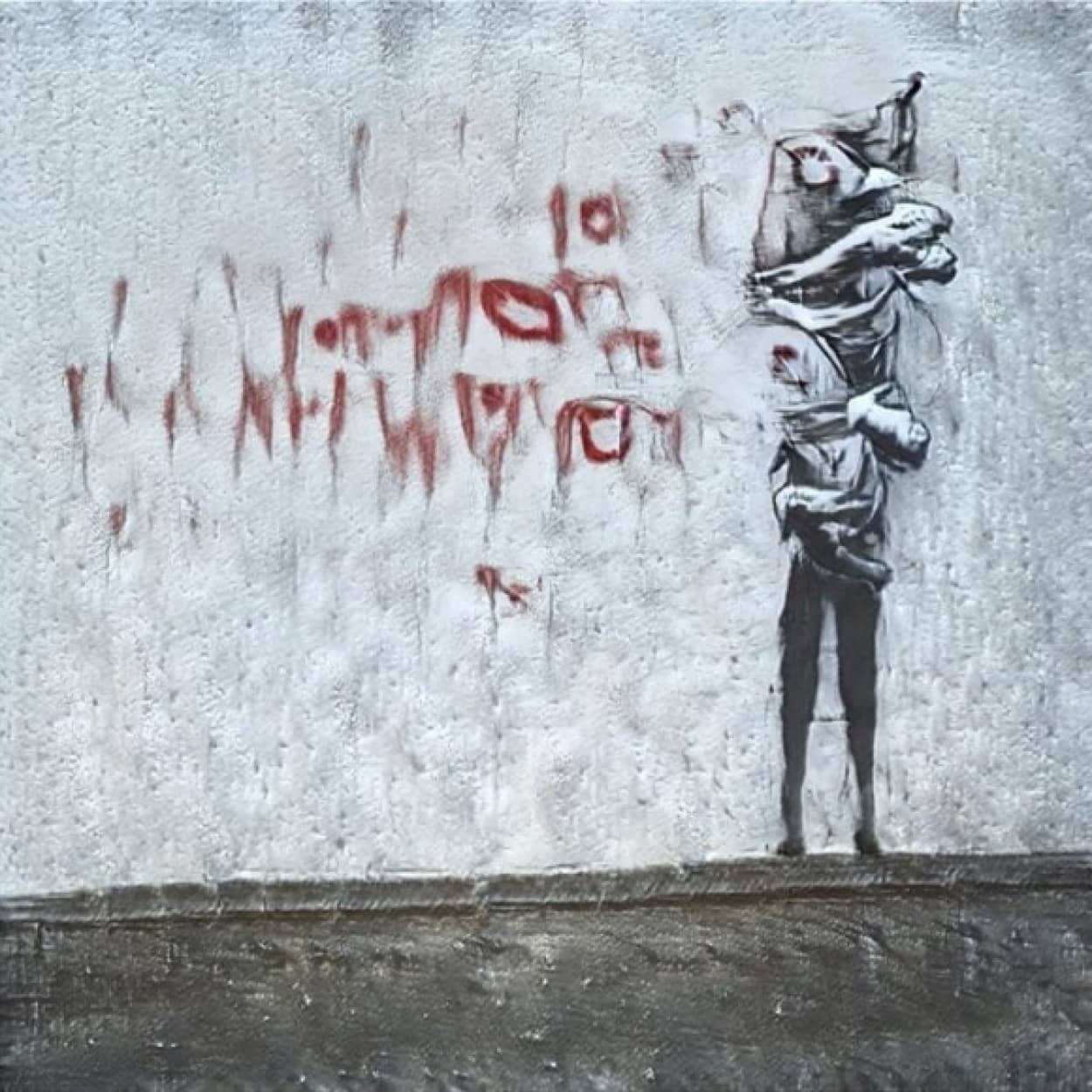 バンクシー風の絵画を描くAIが登場