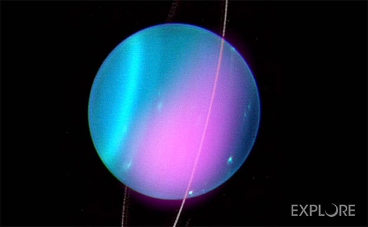 天王星から発せられるX線を初めて検出