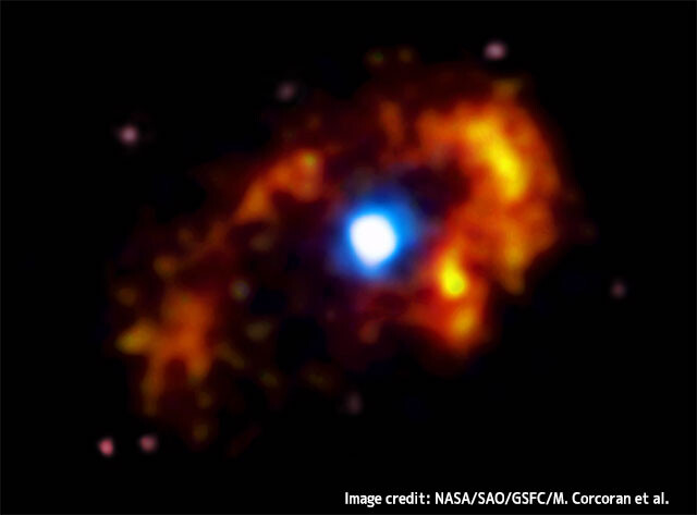 大爆発した恒星「りゅうこつ座イータ星」20年間の変化をタイムラプスで