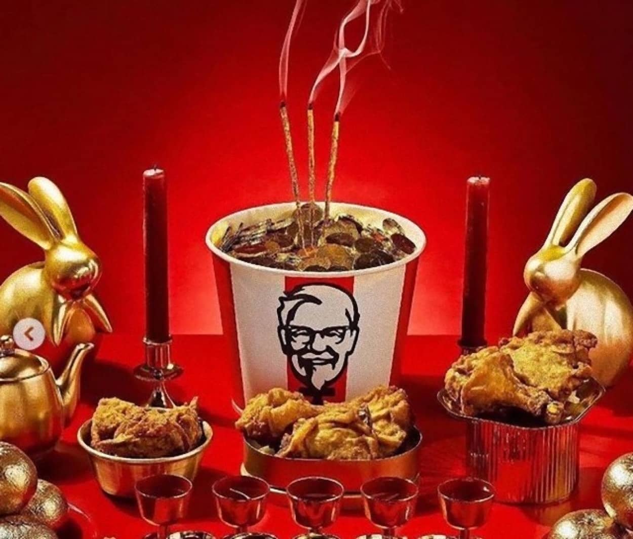 KFCのチキンの香りお線香