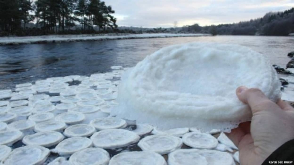 おいしそう 川に浮かぶ氷のパンケーキ スコットランドの川に浮かぶ大量の氷の円盤 カラパイア おいしそう 川に浮かぶ氷のパンケーキ スコットランドの川に浮かぶ大量の氷の円盤 カラパイア