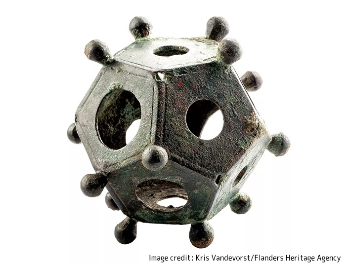 謎めいた古代ローマの「中空十二面体」の破片がベルギーで発見される。魔術儀式に使用か？