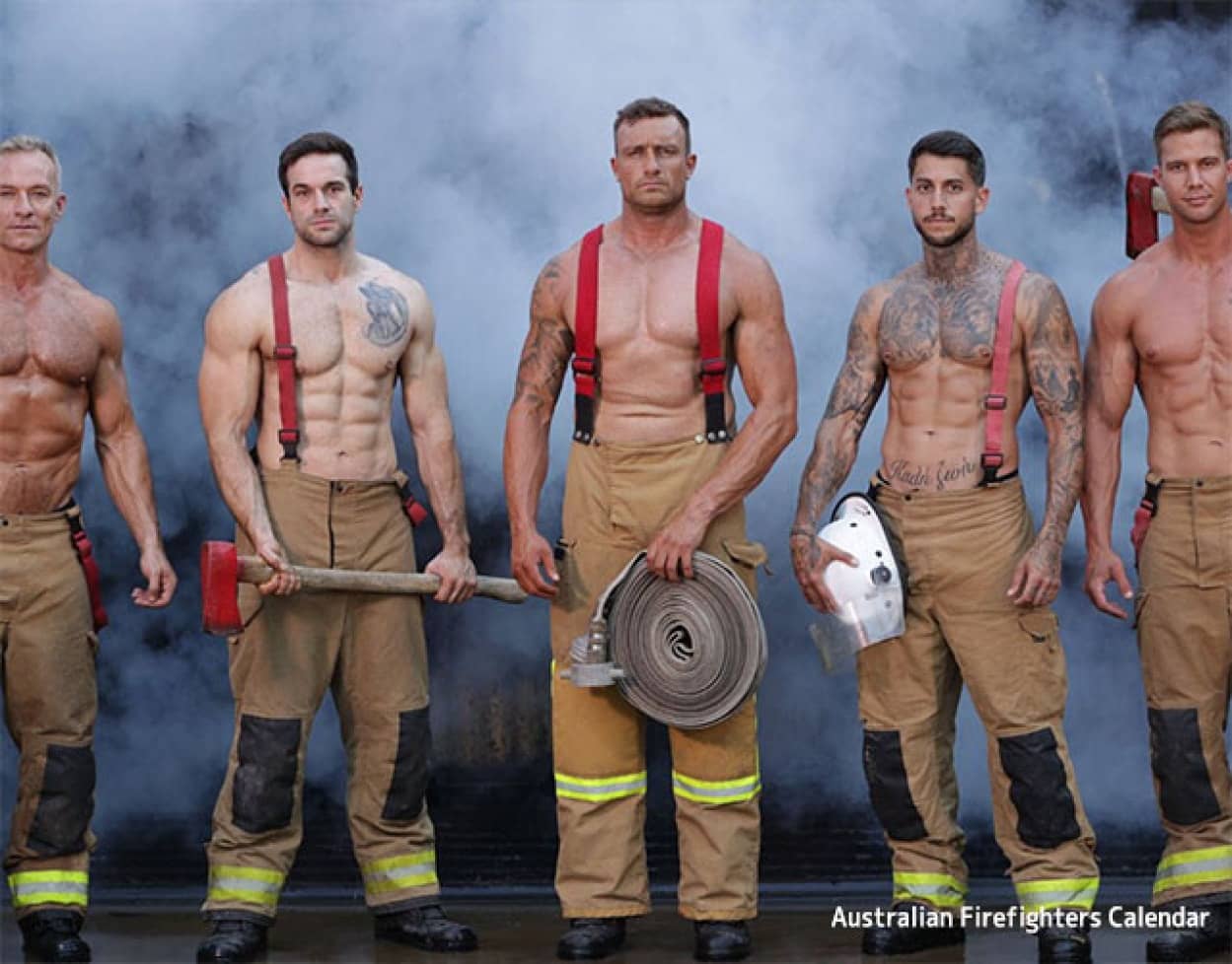 オーストラリア消防士カレンダー2024年版