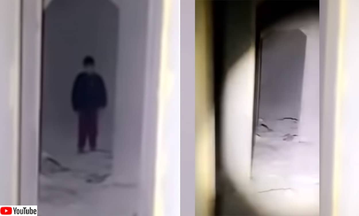 ヨルダンの廃墟に現れた子供の幽霊?