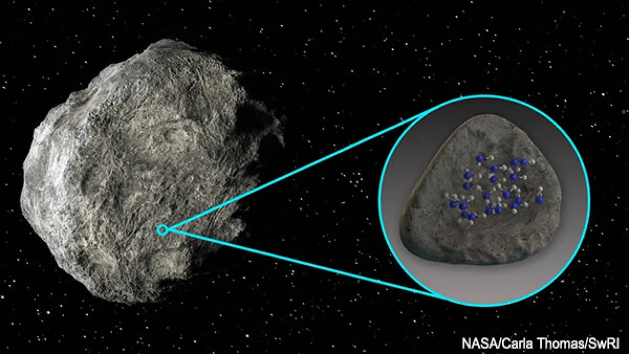 小惑星の表面から水を検出、史上初