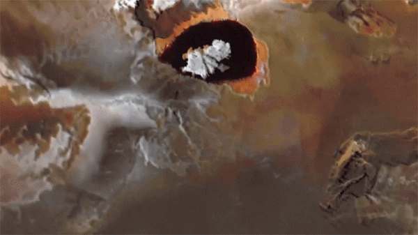 木星の衛星イオで溶岩湖を発見