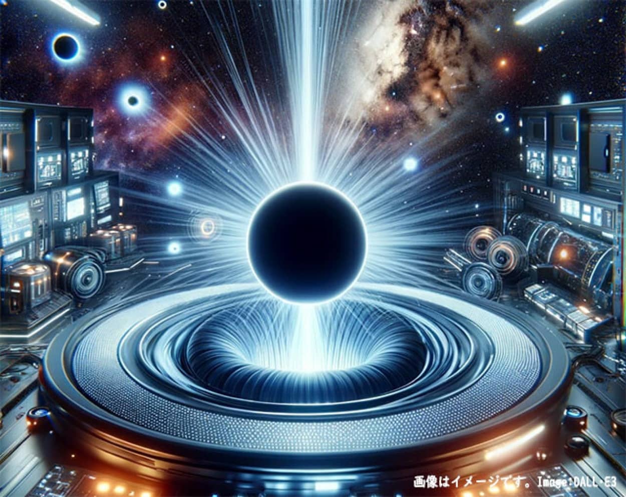 ブラックホールを原子力発電所として利用できる可能性