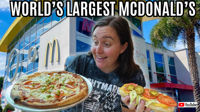 世界最大のマクドナルドにはピザやパスタもある！しかも結構うまいらしい