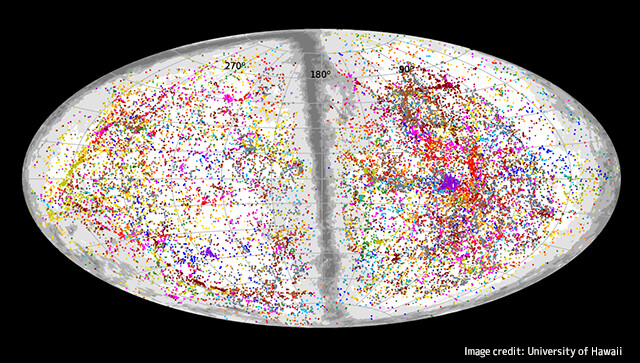 過去最大の宇宙地図によって宇宙の膨張速度を測定。326万光年あたり毎秒75km