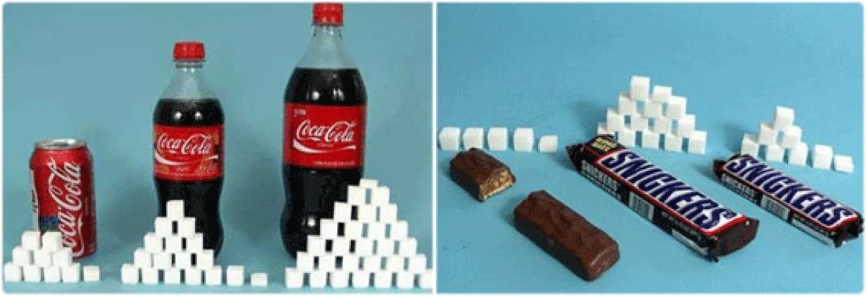 食品にどれくらい糖分が含まれているのか 角砂糖を使って比較してみた カラパイア