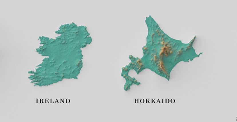 7位は日本の本州 北海道とアイルランドはほぼ同じ 世界の島を大きさ順に並べてみた カラパイア