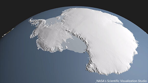 南極の氷の下にある世界一深い渓谷がマッピング技術で明らかに（NASA）