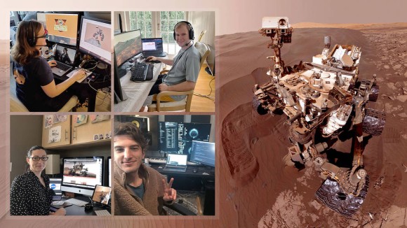 NASAも在宅勤務。自宅から火星探査機「キュリオシティ」を操作中