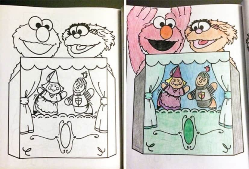 汚れちまった心だもんだから 子どものぬり絵を大人が塗ったら邪心が溢れて止まらない カラパイア