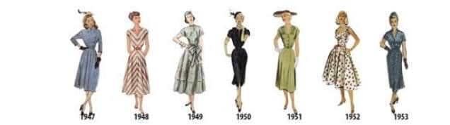 1784年から1970年まで 186年間に渡る欧米の最新女性ファッションの推移がわかるイラスト カラパイア
