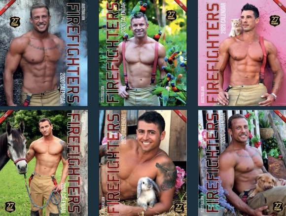 消防士 動物たちが裸と裸で対話する オーストラリア消防士カレンダー年版が6種のラインアップで販売開始 カラパイア