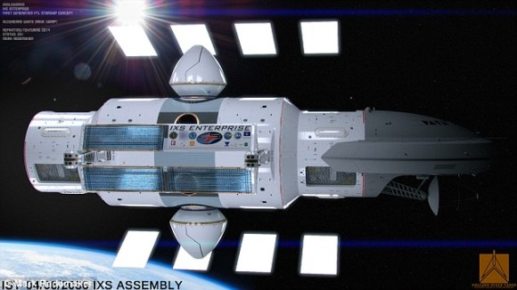 高まってきた 光速を超えて宇宙空間を移動 Nasaがワープ型宇宙船 Ixsエンタープライズ のイメージ図を発表 カラパイア